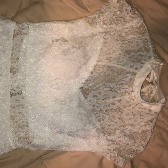 LACE WHITE DRESS - Picture 2 of 4